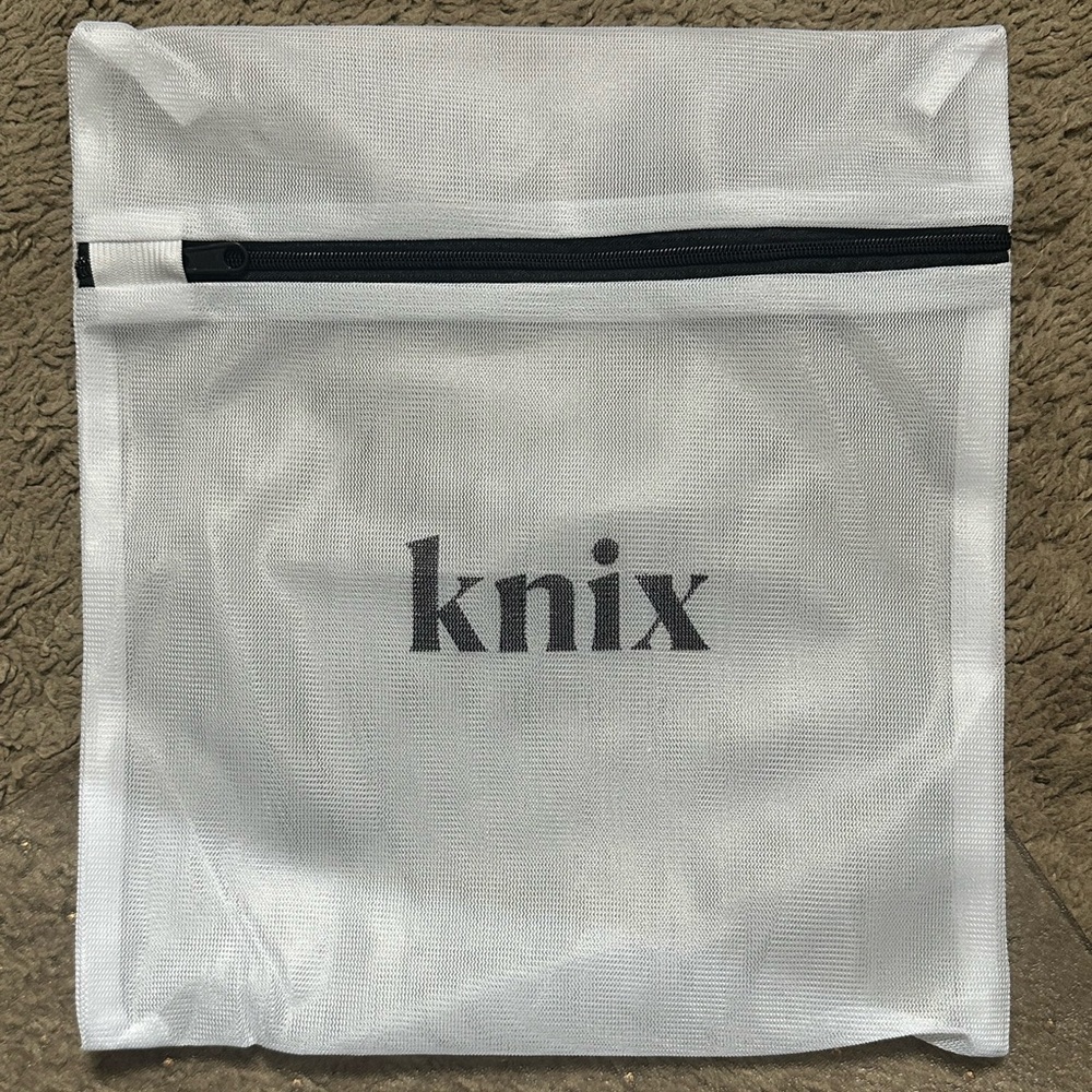 Knix White Laundry Bag